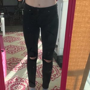Top shop black Moto jeans